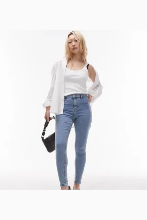 Topshop Joni high rise super skinny jean in bleach