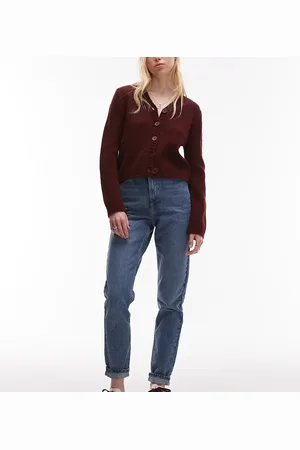 Topshop Original Mom high rise jean in mid