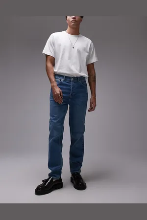 Topman Stretch taper jean in mid wash