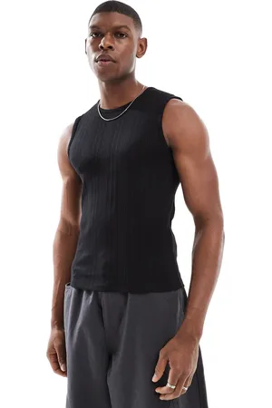 Bershka Ribbed vest in
