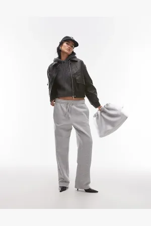Topshop Short bubble faux leather bomber jacket in