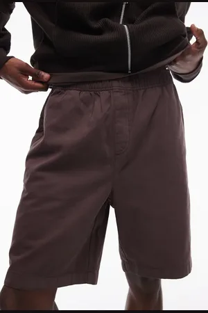 Topman Washed cotton shorts in