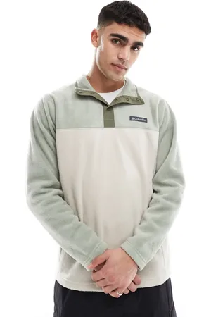 Columbia Steens Mountain Half Snap II outer layer polyfleece in beige