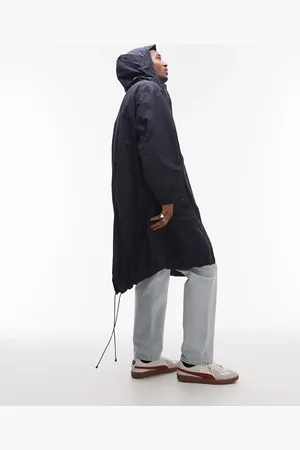 Topman Lightweight ripstop parka jacket in