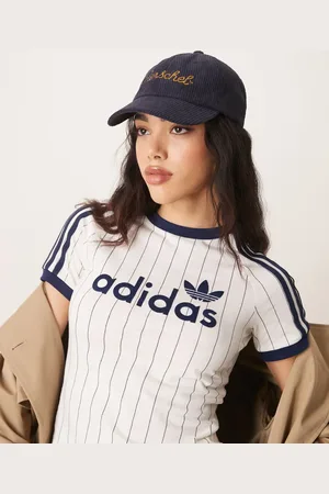 adidas T-shirt in cream and