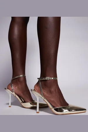 Simmi London Simmi London Bebbo Wide Fit open back court shoe in