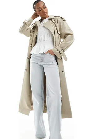 Stradivarius Tall D92 straight jeans in light wash