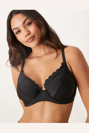 Peek & Beau Fuller Bust scallop underwire bikini top in