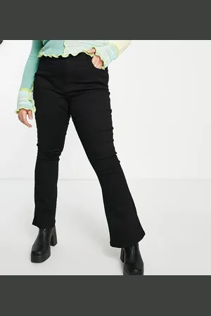 Noisy May Sallie high waisted flare jeans in