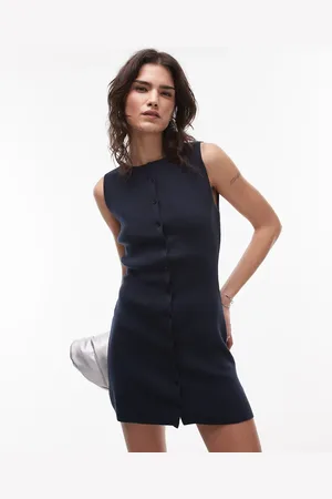 Topshop Compact knitted mini dress in