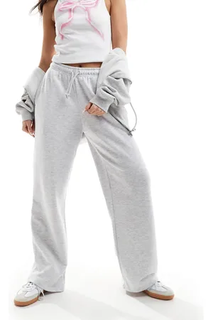 Pull&Bear Wide leg jogger in marl