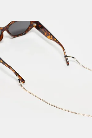 ASOS Figaro sunglasses chain in tone