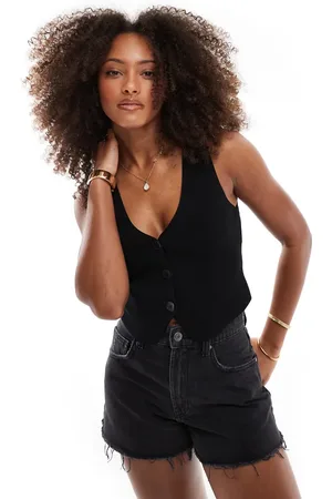 Bershka Knitted waistcoat in