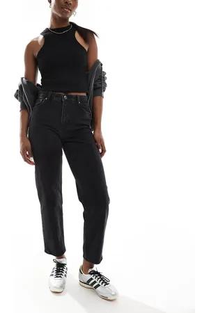 Bershka High waisted ultra comfort fit mom jeans in