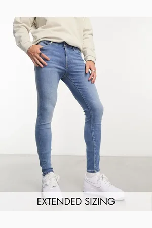ASOS Power stretch jeans in mid wash