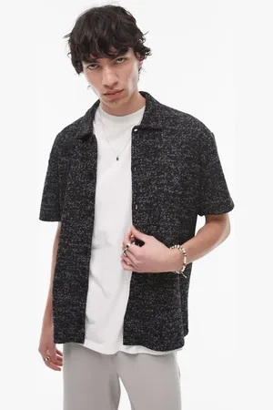 Topman Oversized fit textured polo in