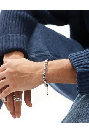 ASOS Waterproof stainless steel chunky link chain bracelet in tone