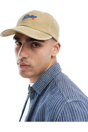 ASOS Baseball cap with graphic in khaki