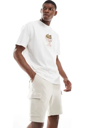 JJ Cargo jersey short in beige