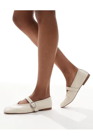 Schuh Lavena mary janes in bone leather