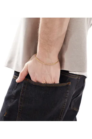 LOST SOULS 3mm curb chain bracelet in 18k plated