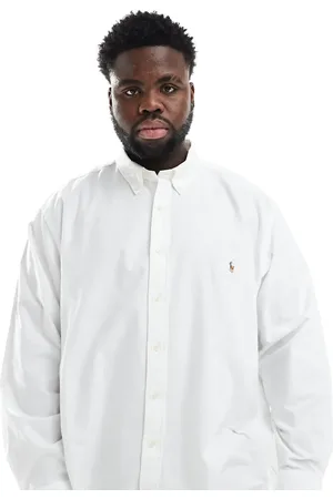 Ralph Lauren Big & Tall icon logo oxford shirt in