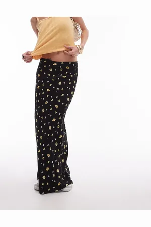 Topshop Maxi skirt in ditsy print