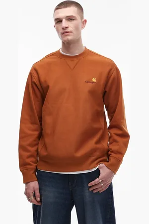 Carhartt American script sweatshirt in burnt