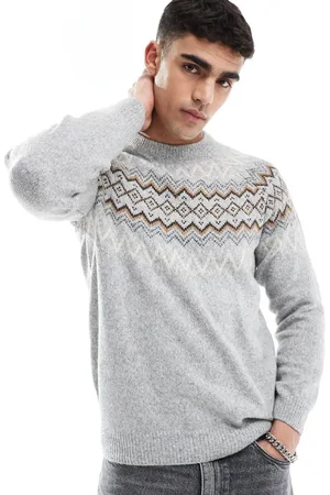 Threadbare Fairisle knitted jumper in