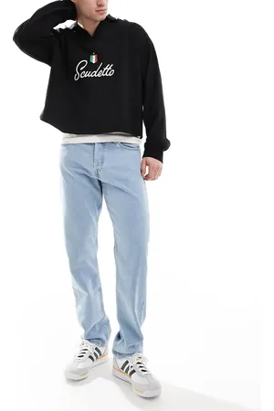 JACK & JONES Chris straight jeans in light wash