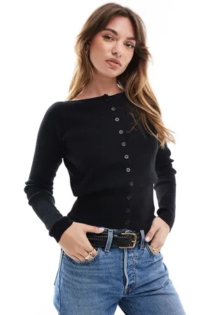 ASOS Fitted ribbed cardigan in