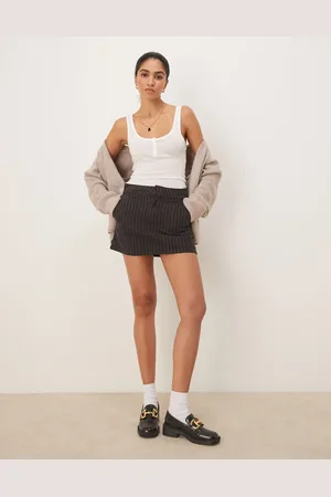 Dickies Service mini work skirt with stripes in