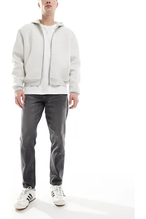 ASOS Tapered jeans in washed grey