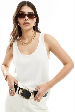 & OTHER STORIES Linen blend vest top in