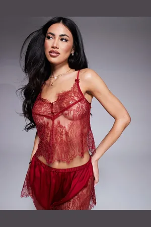 Boux Avenue Lace cami and short set in