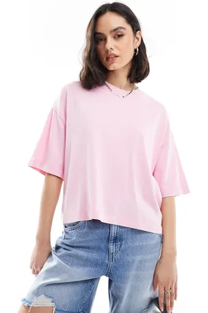 Bershka Boxy fit oversized tee in