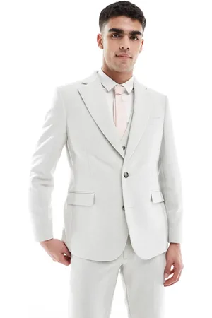 ASOS Slim suit jacket wool blend in light