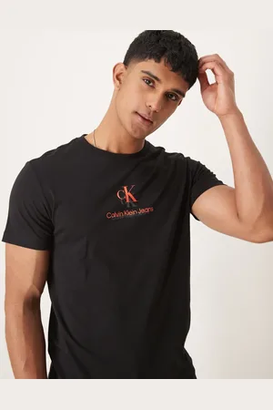 Calvin Klein Shadow logo t-shirt in and red