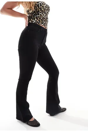Topshop Jamie flare high rise jean in