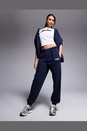 Kaiia Studio embroidered logo cuffed jogger co-ord in
