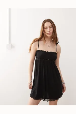 Motel Damiera stud detail cami mini dress in