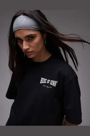 House of Sunny Hackney logo oversized t-shirt in jet