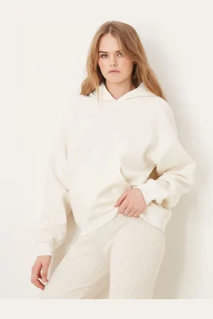 Gina Tricot Oversized hoodie in cream