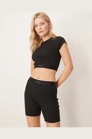 Calvin Klein Rib legging shorts in
