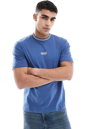 Barbour Logo tipped t-shirt in north sea