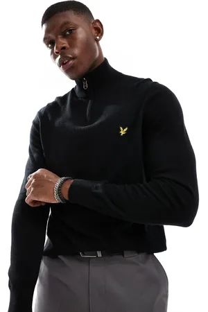 Lyle & Scott Merino quarter zip jumper in