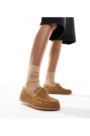 London Rebel Lace up boat shoes in