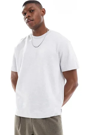 Bershka Heavy weight oversized t-shirt in