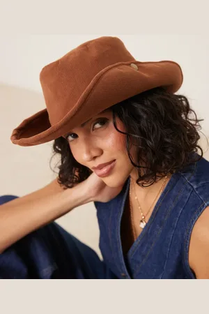 My Accessories Cord soft cowboy hat in