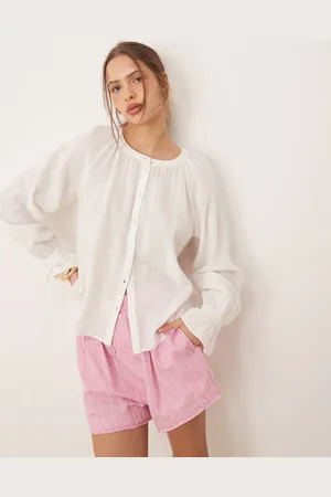 AWARE Boho buttondown blouse in